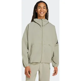 Windbreaker ADIDAS SPORTSWEAR "M MYSHELTER WND", Herren, Gr. S, grün (silber pebble), Obermaterial: 88% Polyamid, 12% Elasthan, Jacken Windbreaker