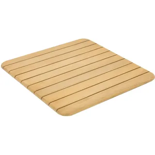 Zebra Gartentischplatte , Teakfarben , Holz , Teakholz , quadratisch , 80x1.8x80 cm , Holzmöbel, Holztische, Gartentische Holz