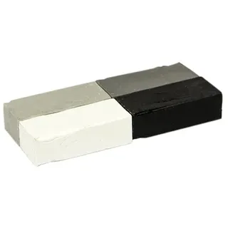 Picobello Kerami-Fill Nachkaufpack in weiß/grau I 4 Kerami-Fill-Stangen für Fliesenreparatur I Geeignet für Keramik, Feinsteinzeug & Betonwerkstein I Ergänzung für Reparatursets I Made in Germany