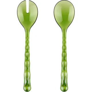 Guzzini VANITY Salatbesteck Water lily green - Grün
