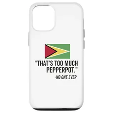 Hülle für iPhone 13 Guyana Food Pepperpot, Flagge Guyanas, Herren und Damen, Heritage