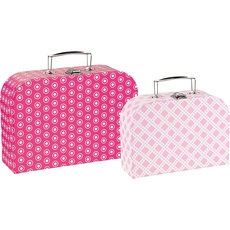 Bild 60717 Koffer mit rosa Muster