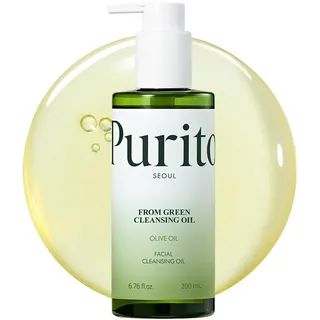 PURITO| From Green Cleansing Oil 6,76 fl.oz/200 ml Sanfter Gesichtsreiniger, tierversuchsfrei und vegan, aus der Natur gewonnene Öle (erneuert)