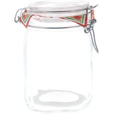 Einmachglas Vorratsdose Glasdose mit Bügelverschluss für 1 Liter