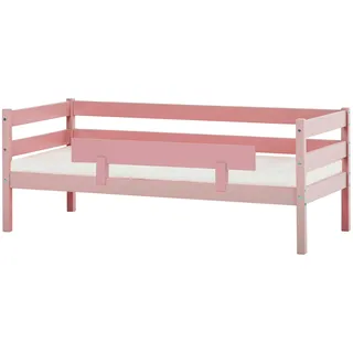 Hoppekids Einzelbett »ECO Comfort Kinderbett, Kiefer Massivholz, Jugendbett inkl. Rollrost« 70x160 cm, wahlweise in verschieden Farben/ Matratze/ Absturzsicherung, rosa