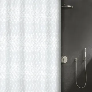 Rabe Duschvorhang Spirella Elements 180 x 180 cm weiß