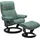 Relaxsessel Mayfair Leder 75 x 99 x 73 cm Grün mit Hocker