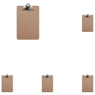 MAUL Klemmbrett MAULclassic | Stabiles Holz-Clipboard mit Vintage Klemmer für Büro, Küche und Werkstatt