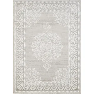 Sanat Teppich »Harmony 3204, auch als Läufer« rechteckig 12 mm Höhe Wohnzimmer, Kurzflor, moderne Orient Optik, Schlafzimmer beige B : beige