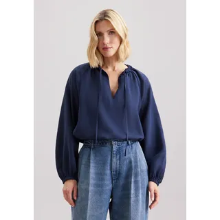 seidensticker Klassische Bluse »Schwarze Rose« Tunika Uni, schwarz