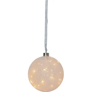 EGLO LED-KUGEL 30 Ø150 SATINIERT (GLOW SNOW SILBER)