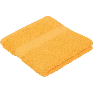 Gözze Handtücher »New York« im Set, moderne Uni-Farben, mit strukturierter Borte, reine Baumwolle, gelb