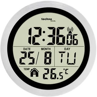 Technoline Funk-Baduhr WT 3005 digital, weiß