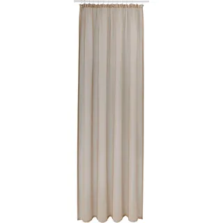 Gardine OTTO HOME "TENDER" Gr. 5, beige (sand), B:135cm H:265cm, Polyester, Gardinen, Gardine, Leinen Optik mit Struktur, monochrom, Bestseller, Topseller