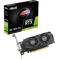 Bild GeForce RTX 3050 OC, RTX3050-O6G-LP-BRK, 6GB GDDR6, DVI, HDMI, DP (90YV0KQ0-M0NA00)