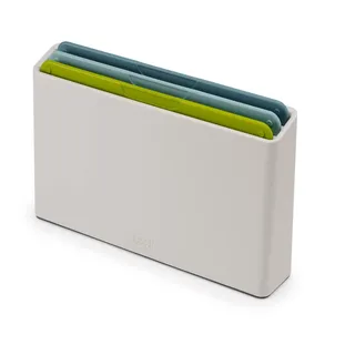 Joseph Joseph Duo 3-teiliges Schneidebrett-Set mit Aufbewahrungsständer