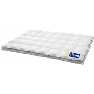 Hanskruchen Daunendecke Pro Sleep Extra Leicht 135 x 200 cm - Weiß