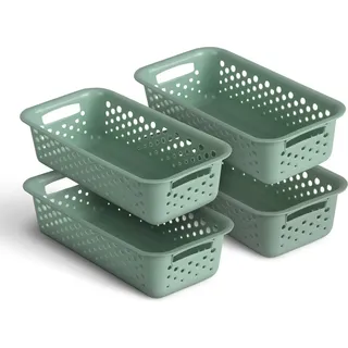 Pro Home Aufbewahrungskorb Kunststoff 20 x 10 x 5 cm grün