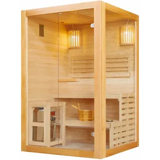 Sanotechnik Sauna »PANORAMA«, braun