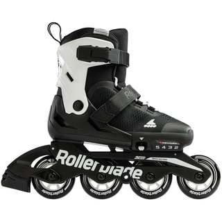 Rollerblade Microblade (Rollen: 72mm/80A, Kugellager: SG3) schwarz/weiss Kinder