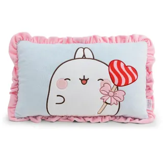 NICI Molang Kissen 43 x 25 cm Blau