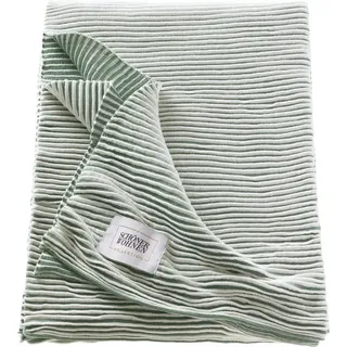 Schöner Wohnen Tagesdecke mit Biesenmuster 2 LIV 130x170 cm mint