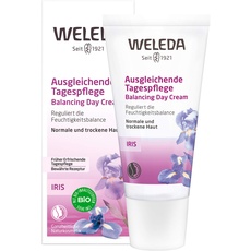 WELEDA Bio Iris Ausgleichende Tagespflege, reichhaltige Naturkosmetik Feuchtigkeitspflege zur intensiven Pflege von trockener Haut, Creme zum Schutz vor Umwelteinflüssen (1 x 30 ml)