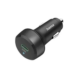 Hama Car Charger 20W USB Ladegerät 20 W 1x USB-C® USB PD Schwarz KFZ, LKW