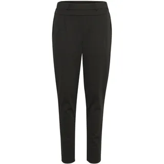 Stoffhose KAFFE "Damen Strickhose KAjenny", Damen, Gr. XS, N-Gr, schwarz (schwarz deep), Obermaterial: 76% Polyester PES. 20% Viskose CV. 4% Elasthan EL., Hosen Stoffhose