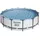 Steel Pro Max Frame Pool Set 427 x 107 cm lichtgrau inkl. Filterpumpe + Zubehör