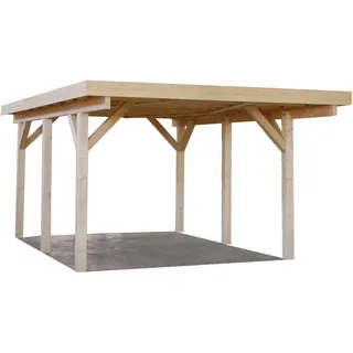 Palmako Einzelcarport Karl 3,15 x 3,72 m naturbelassen