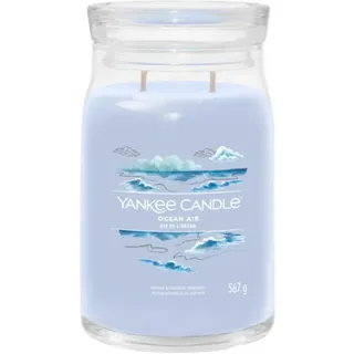 Yankee Candle Ocean Air Duftkerze 567 g blau