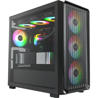 Montech X5M mATX Black - Gehäuse - Minitower - Schwarz