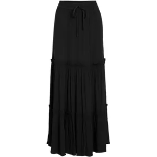VILA Maxirock Damen Schwarz 42
