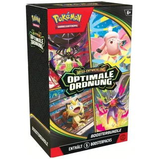 Pokémon Boosterbundle Mega-Entwicklung – Optimale Ordnung (6 Boosterpacks)