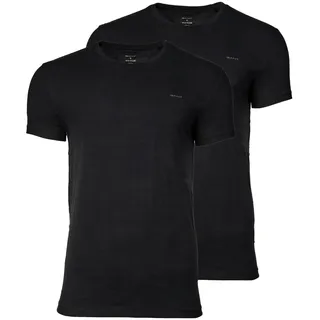 GANT T-Shirt C-NECK T-SHIRT 2-PACK schwarz L