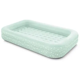 Reisebett Aufblasbar Kinder 3-6 Jahre , Grün , Kunststoff , Schlafzimmer, Betten, Gästebetten, Luftbetten