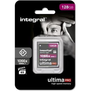 Integral ultima PRO UDMA7 R160/W135 CompactFlash Card 1066x 128GB (INCF128G1066X)