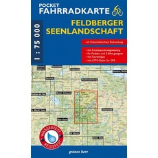 Feldberger Seenlandschaft Pocket Fahrradkarte 1 : 75 000