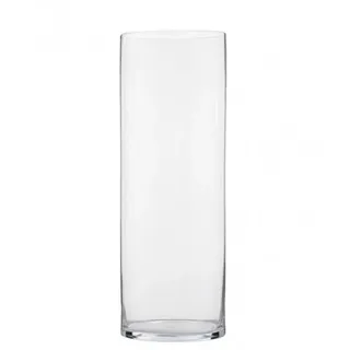 Zylinder aus Glas transparent Durchmesser 15 cm Höhe 60 cm