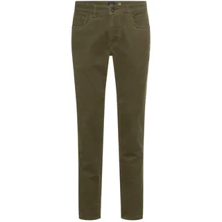 camel active Herren 5-Pkt Regular Fit Hose aus Baumwollmix Waldgrün, menswear-36/30