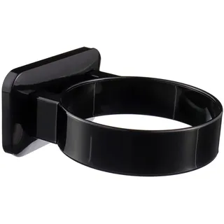 SIGANDG Fön Halterung, Fönhalter Ohne Bohren, Fönhalter, Ohne Bohren Selbstklebender Halterung Föhn, Haartrocknerhalter, Wandhalterung Fön (Schwarz)