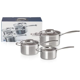 Le Creuset 3-ply Topf-Set 3-tlg. 3 x Stielkasserolle