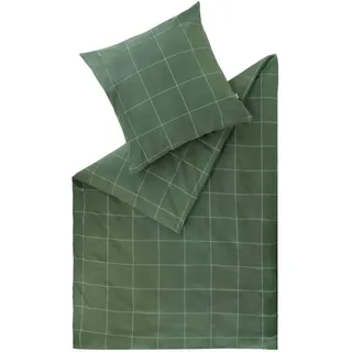 Esprit CHECK kariert Baumwolle Grün 200 x 200 cm + 80 x 80 cm