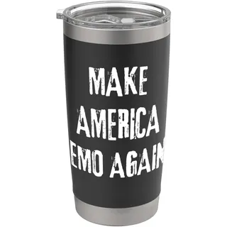 Make America Emo Again Rock Punk Introvertiert Introvertiert Doppelwandiger Edelstahl-Thermobecher