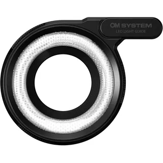 OM System LG-1 LED Lichtleiter Makro Ringlicht für Makrofotografie