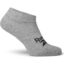 Reebok Active Foundation Knöchelsocken, Medium Grey Heather, M, Medium Grey Heather, M