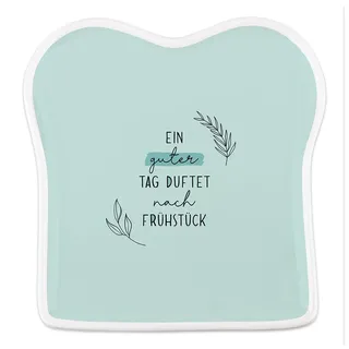 Grafik-Werkstatt Schreibkram Manufaktur, Ein guter Tag, Toastteller aus Porzellan