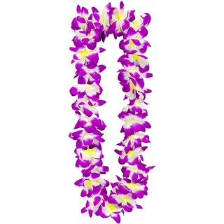 W WIDMANN MILANO Party Fashion - Hawaii Kette aus Blumen mit Farbverlauf, Kostüm Accessoire für Karneval, Hula & Party