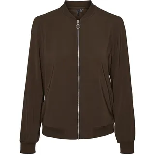 Vero Moda Damen VMCOCO L/S Bomber GA NOOS Kurzjacke, Chocolate Torte, S
